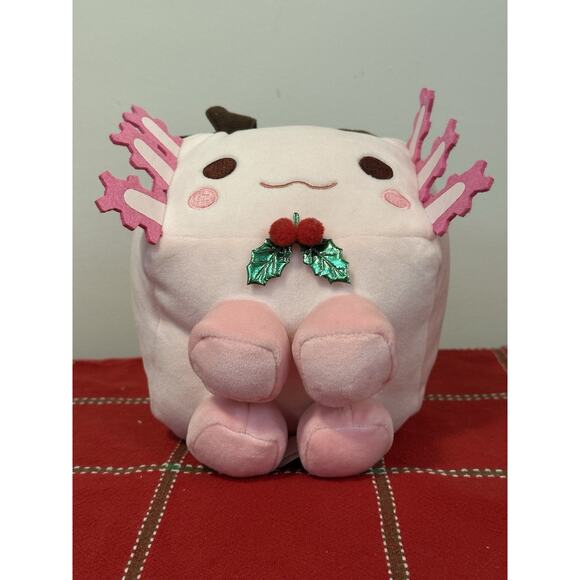 Big Games Pet Simulator X Axolotl Reindeer Plush Christmas No Code 8" excellent - Picture 9 of 11
